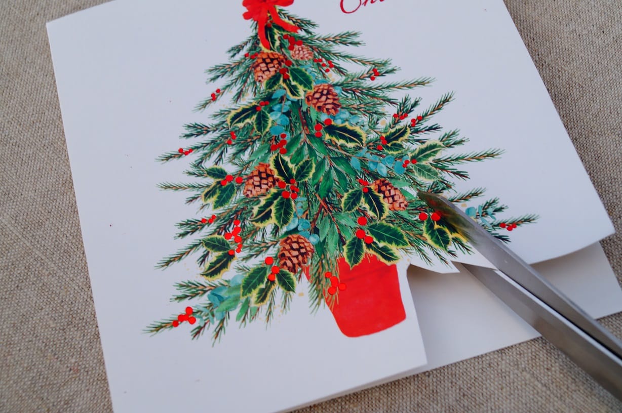 xmas tree card