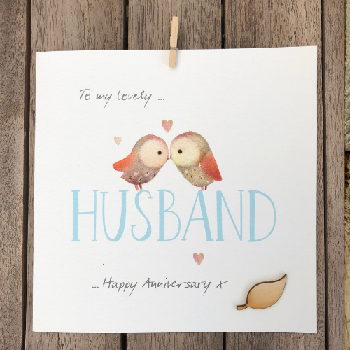 Happy Anniversary Husband Card | MORE PRETTY THINGS