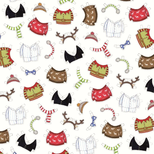 Christmas Penguin Cut Out Childrens Gift Wrap - Image 2