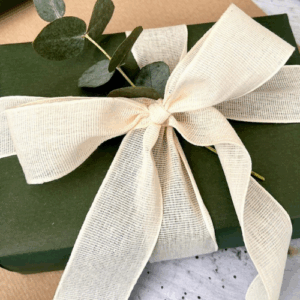 Cream Cotton Ribbon 40mm