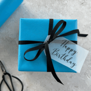 Cyan Sea Blue Kraft Paper