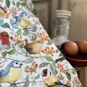 Garden Birds Tea Towel by Emma Ball