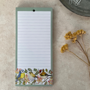 Garden Birds Magnetic Notepad