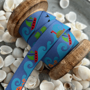 Ocean Waves Seaside Ribbon