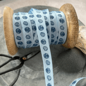 Blue Seashell Ribbon