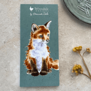 Wrendale Contemplation Fox Notepad