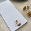 Wrendale Contemplation Fox Notepad - Image 2