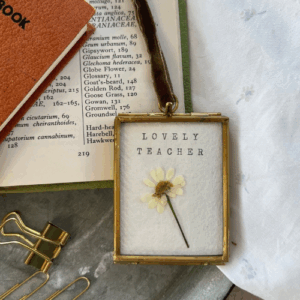 Lovely Teacher Daisy Keepsake Gift
