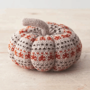 Knitted Pumpkin Decoration