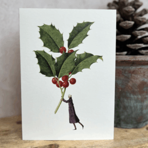 Holly Christmas Card