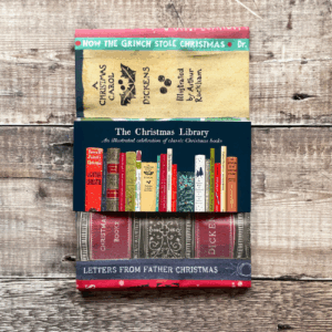 The Christmas Library Cotton Tea Towel