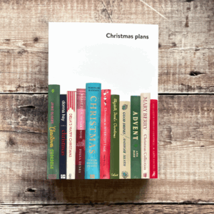 Christmas Books Notebook A5