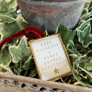 Merry Little Christmas Hanging Keepsake - Due Soon