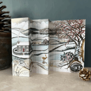 Running Hares Christmas Card