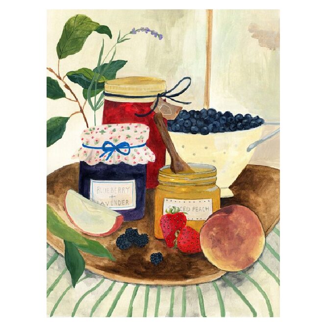 Jam Making Greetings Card