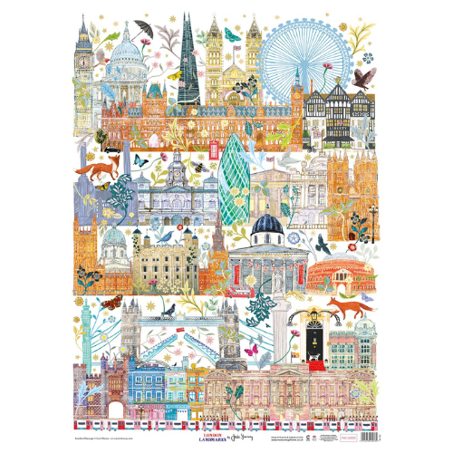 London Landmark Gift Wrap Paper