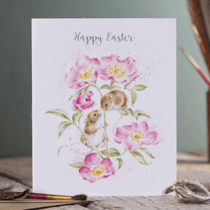 Happy Easter Field Mouse Card