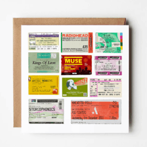 Noughties Gig Ticket Card