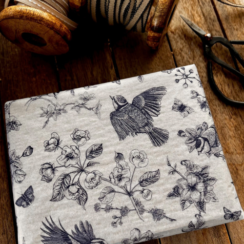 Chinoiserie Vintage Bird Tissue Paper - Image 2
