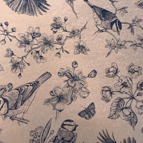 Chinoiserie Vintage Bird Tissue Paper - Image 2