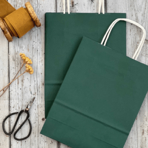 Hunter Green Gift Bag - Set of 3