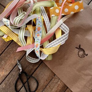 Spring Ribbon Ends Mystery Bag