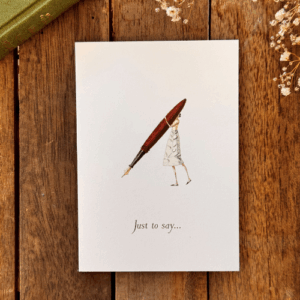 Just To Say... Greetings Card