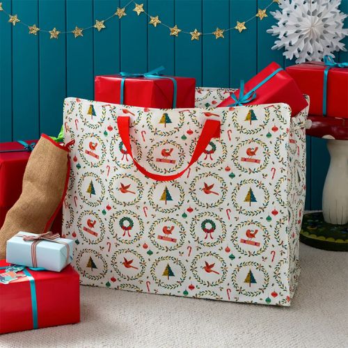 Classic Christmas Jumbo Storage Bag