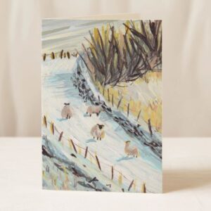 Winter Sheep Card