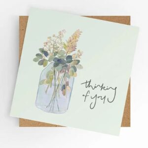 Thinking Of You Flowers Card