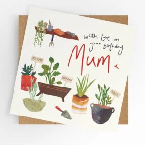 Mum Herb Garden Birthday Card